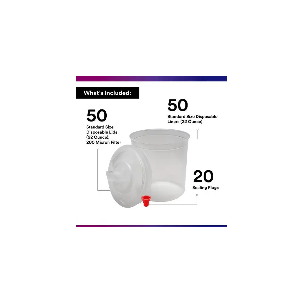 PPS Spray Gun Cup Liner - Use With 3M 22 Fluid Ounce Spray Gun Cup - 3MP16000 - view 3